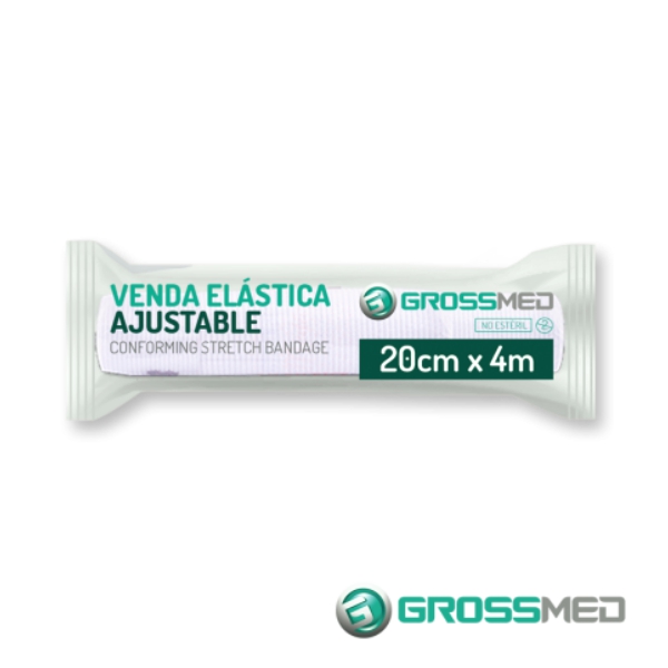 Venda Elástica 20Cm X4M Grossmed
