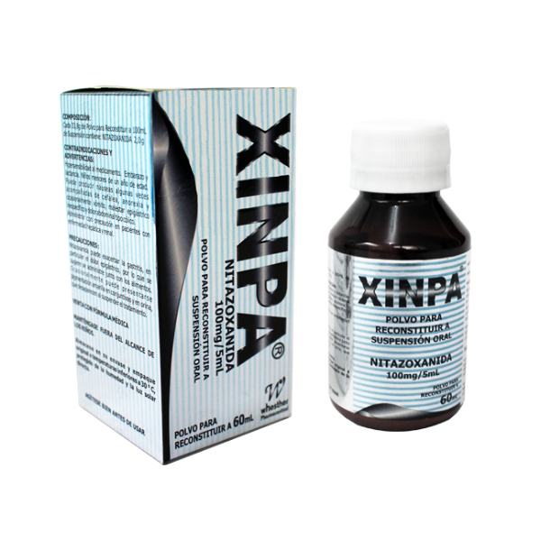 Xinpa Nitazoxanida Suspensión Polvo 100Mg/5Ml X 60Ml Whester