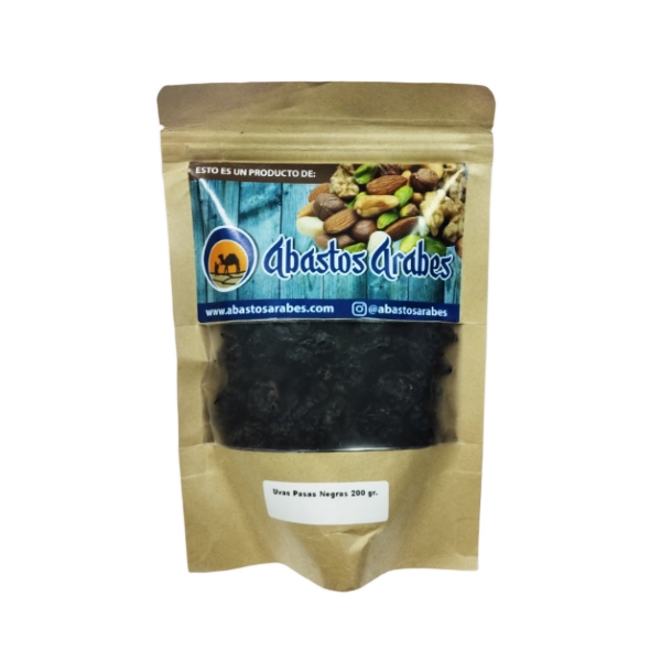 Abastos Arabes Uvas Pasas Negras 200Gr.