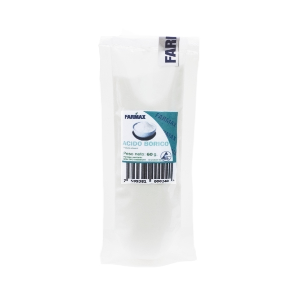 Ácido Bórico X 60 Gr Farmax