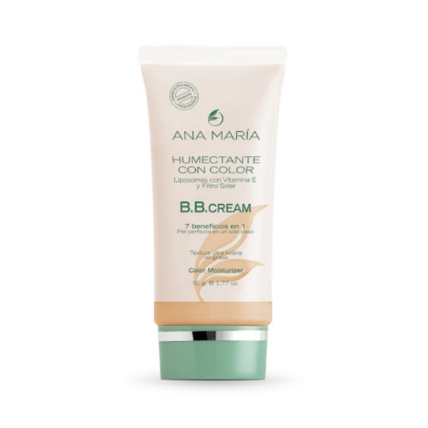 Ana Maria Bb Cream Humectante Con Color Con Vitamina E Y Flitro Solar Tono Claro 50Gr