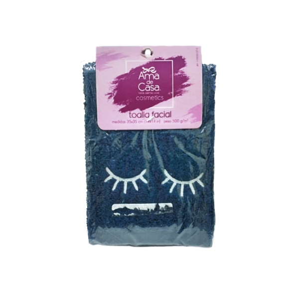 Ama De Casa Premium Toalla Facial Denim (35 X 35 Cm) 1Pr1Fab03