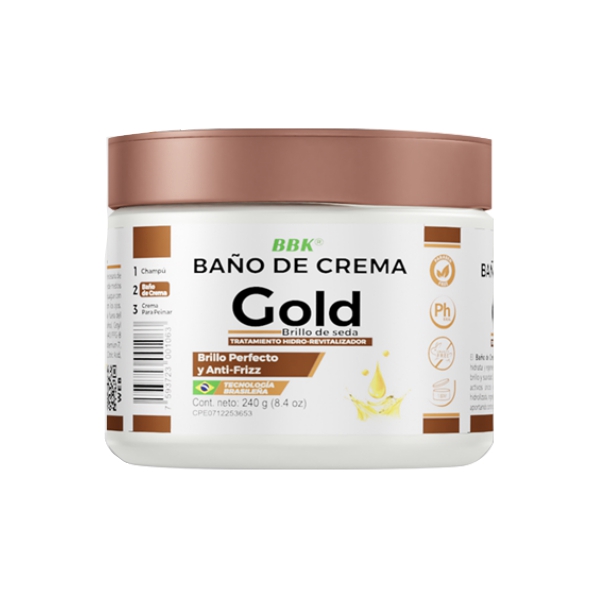 Bbk Baño De Crema Gold Brillo De Seda 240Gr