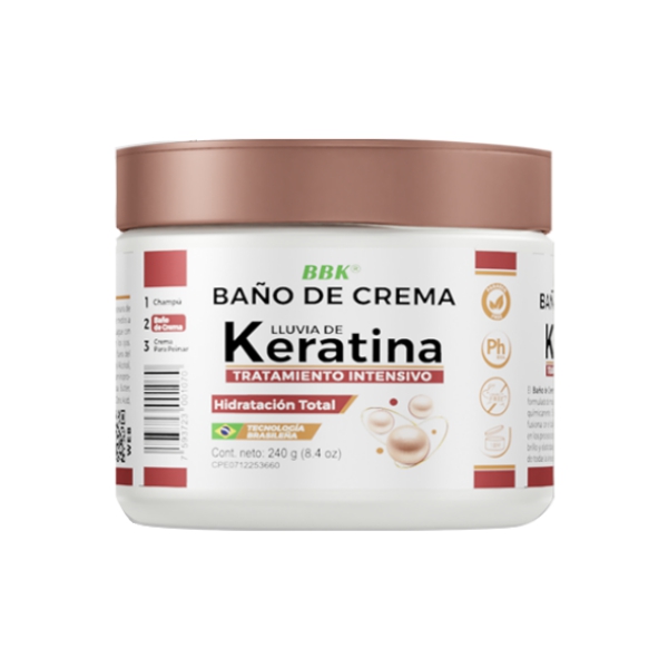 Bbk Baño De Crema Lluvia De Keratina Tratamiento Intesivo 240Gr