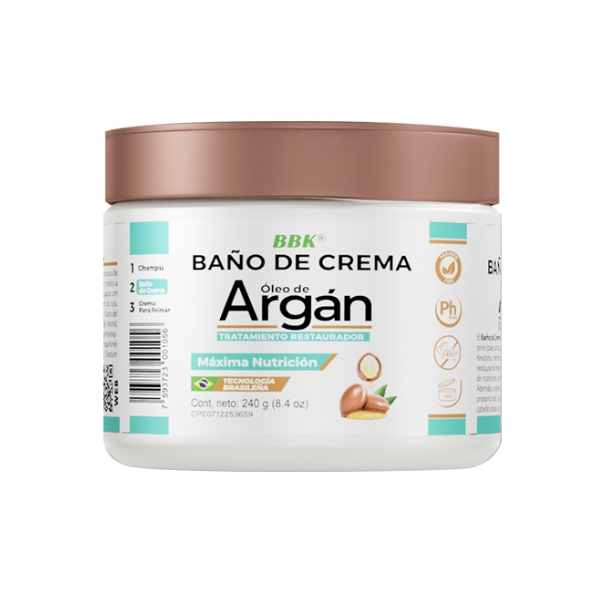 Bbk Baño De Crema Oleo De Argan Tratamiento Restaurador 240Gr