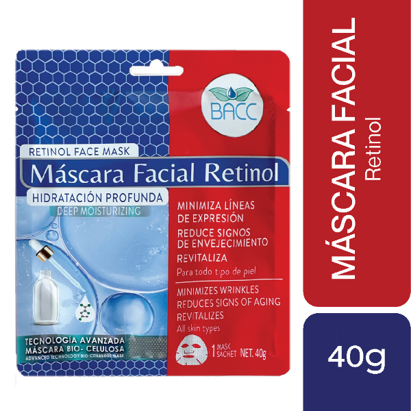 Bacc Mascarilla Facial Retinol 40Gr.