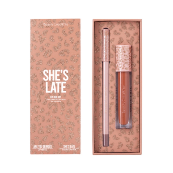 Beauty Creations Lip Duo Set Shes Late 1.5Gr