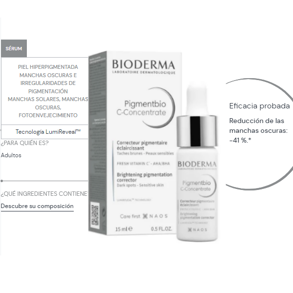 Bioderma Pigmentbio Crema C-Concentrate 15Ml - Imagen 2