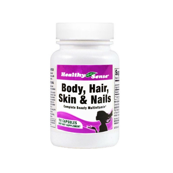 Body Hair Skin Nails X 18 Cápsulas Healthy Sense