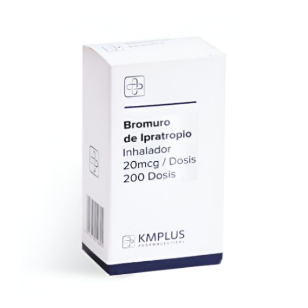 Bromuro De Ipratropio Inhalador 20Mcg/200Dosis Kmplus
