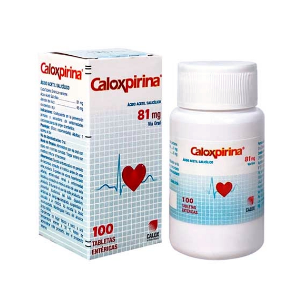 Caloxpirina Ácido Acetilsalicilico 81Mg X 100 Tabletas Calox