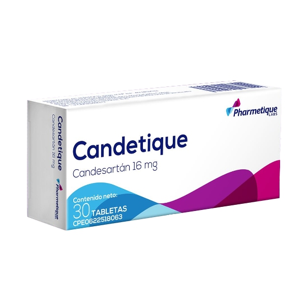 Candetique Candesartán 16Mg X 30 Tabletas La Santé