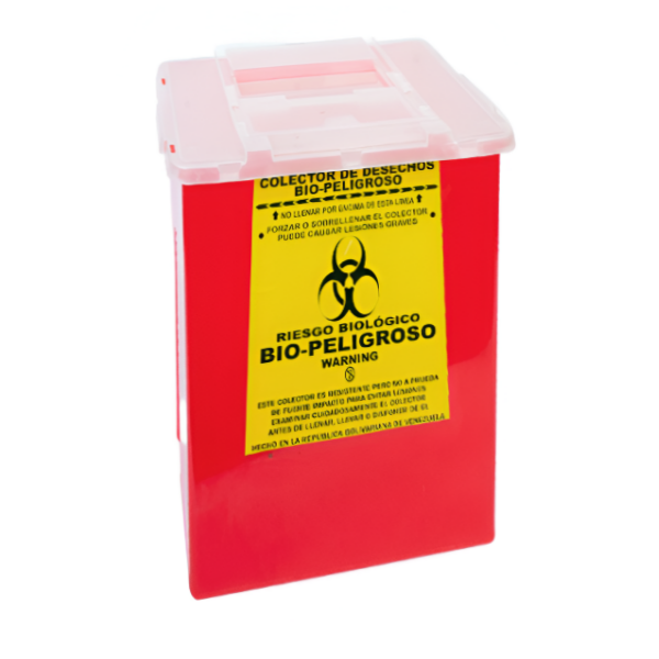 Contenedor De Desechos/Objetos 1Lts. Hl Plast