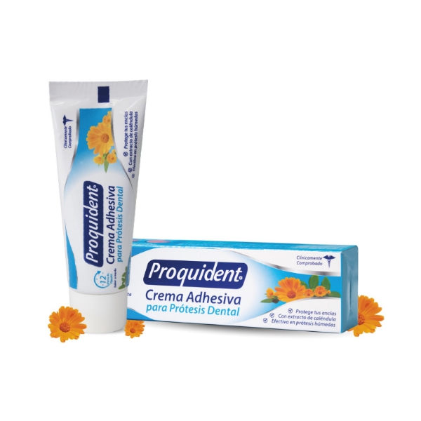 Crema Adhesiva Para Protesis Dental Sabor Menta 40Gr Proquident.