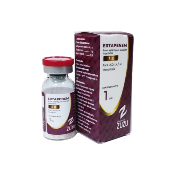 Ertapenem Ampolla 1Gr I.V/I.M. Zuzu