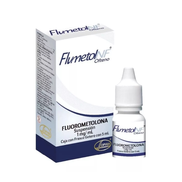 Flumetol Nf Ofteno Fluorometolona Solución Oftálmico X 5Ml Sophia