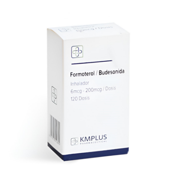 Formoterol+Budesonida Inhalador 6Mcg-200Mcg/Dosis 120 Dosis Kmplus