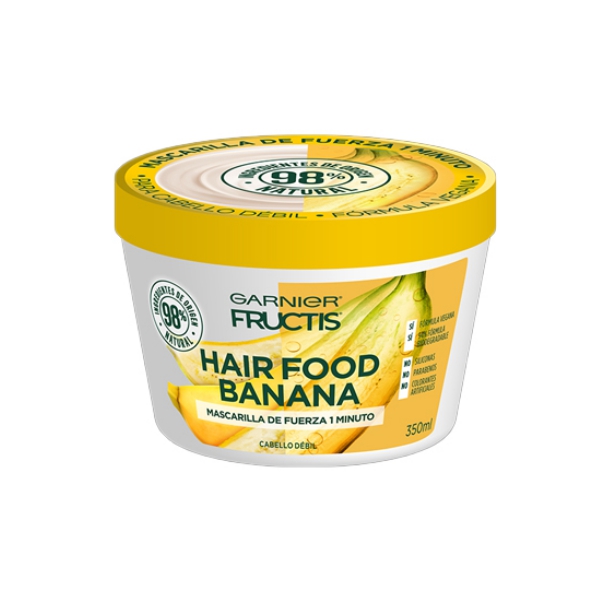 Garnier Frutis Mascarilla Capilar Hf Banana 350Ml