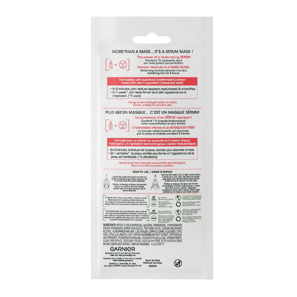 Garnier Mascarilla Green Labs Balancing 1% Acid Hialuronico 14Ml - Imagen 2