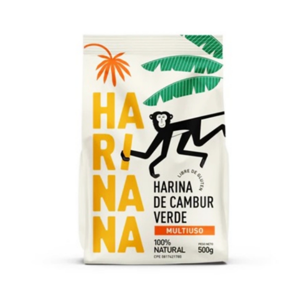 Harinana Arawak Harina De Cambur Verde Multiuso 500Gr