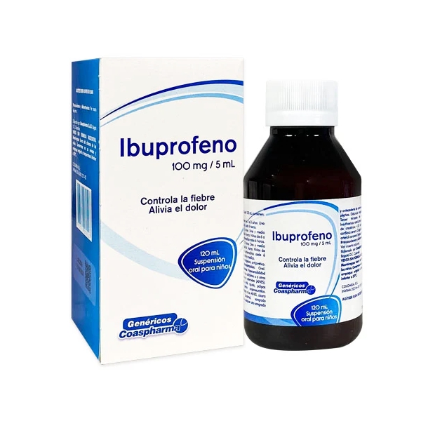 Ibuprofeno Jarabe Pediátrico 100Mg/5Ml X 120Ml Coaspharma Farmadon