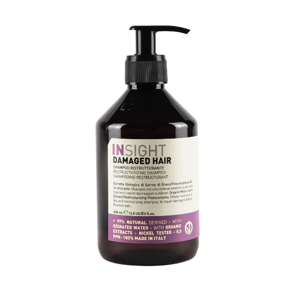 Insight Damaged Hair Shampoo Para Reparar Cabellos Dañados 400Ml