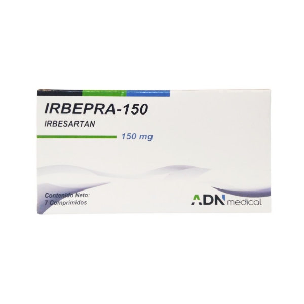 Irbesartan-Irbepra 150Mg X 7 Comprimidos Adn Medical
