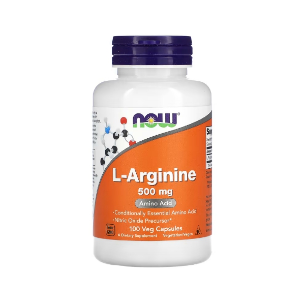 L-Arginina 500Mg X 100 Cápsulas Now