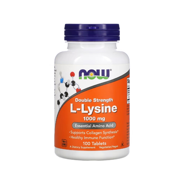 L-Lysine 1000Mg X 100 Tabletas Now