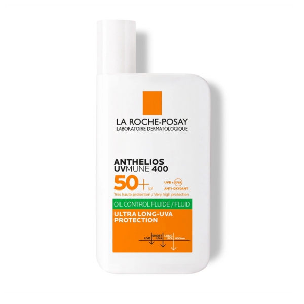 La Roche Posay Anthelios Protector Solar Fluido Oil Control Spf50 Uvmune 400. 50Ml