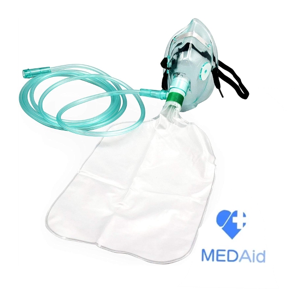 Mascarilla De Oxigeno Con Reservorio Adulto Medaid