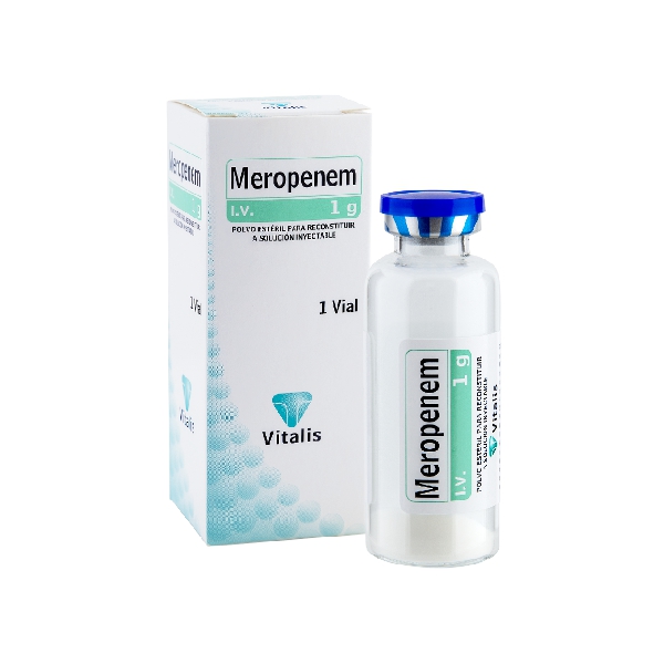 Meropenem Ampolla 1G I.V Vitalis