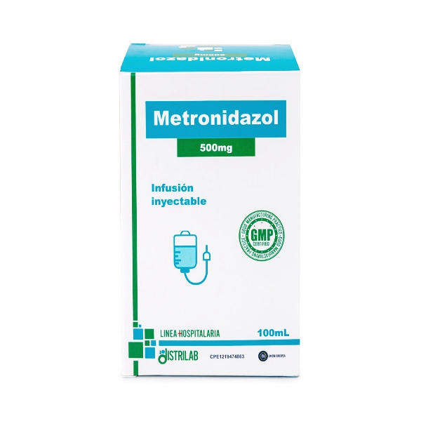 Metronidazol Solución Inyectable 500Mg/100Ml Distrilab