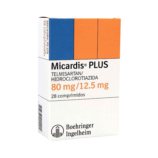 Micardis Plus Telmisartan+Hidroclorotiazida 80Mg/12.5Mg X 28 Comprimidos Boehringer Ingelheim