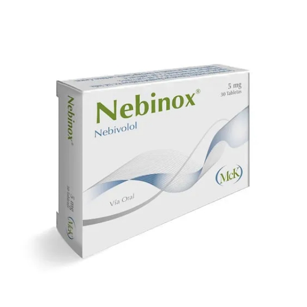 Nebinox Nebivolol 5Mg X 30 Comprimidos Mck