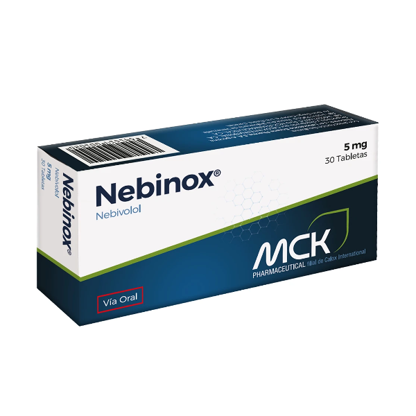 Nebinox Nebivolol 5Mg X 30 Comprimidos Mck
