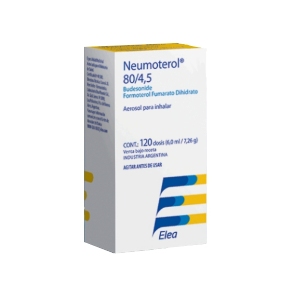 Neumoterol Budesonida+Formoterol 80Mcg/4.5Mcg X 120 Dosis Elea