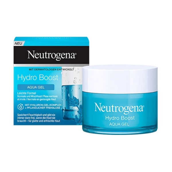 Neutrogena Hydro Boost Wassergel – 2 X 50 Ml, Mit Hyaluronsäure, Für Alle Hauttypen
