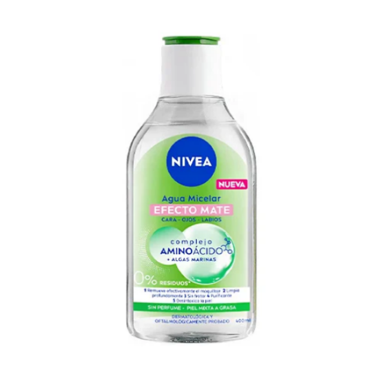 Nivea Agua Micelar Limpiadora 5 En 1 Rostro/Ojos/Labios X 400Ml.
