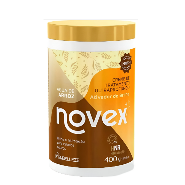 Novex Tratamiento Capilar Brilho Magico/Agua De Arroz 400Gr.