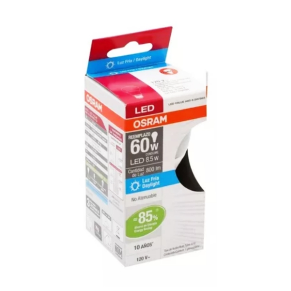 Osram Bombillo Led 60W-6500K Luz Fria