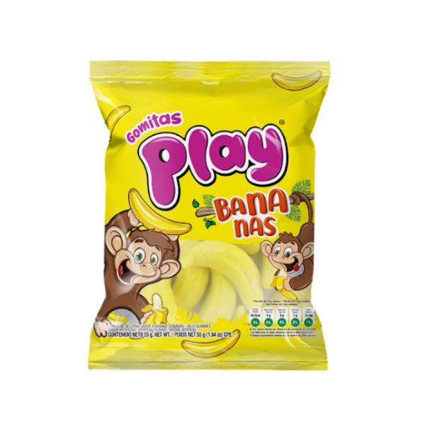 Play Gomitas Bananas 55Gr