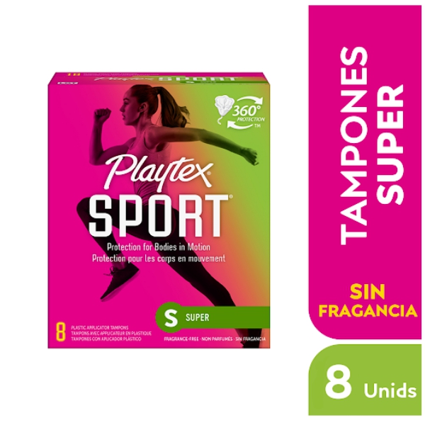 Playtex Sport Tampones Super X 8 Unidades
