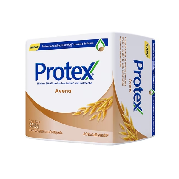 Protex Jabón Avena X 3 Unidades
