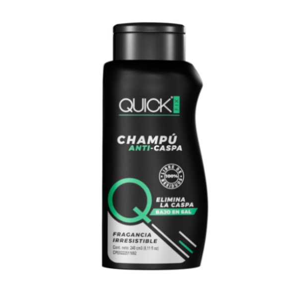Quick Fix Champú Anticaspa Bajo En Sal 240Ml