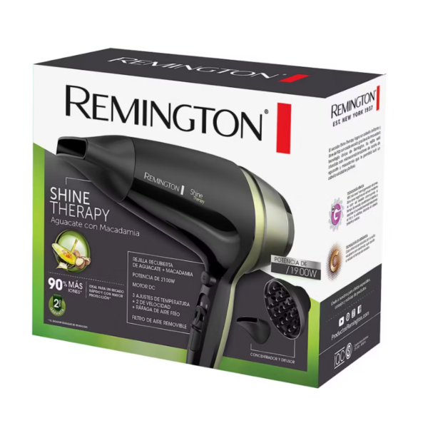Remington Shine Therapy De Secador De Cabello 1900W