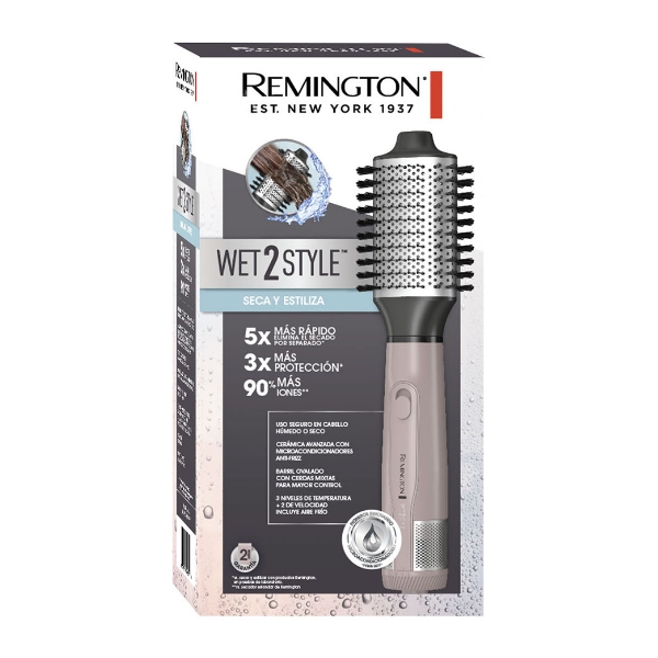 Remington Wet 2 Style Cepillo Secador Seca Y Estiliza