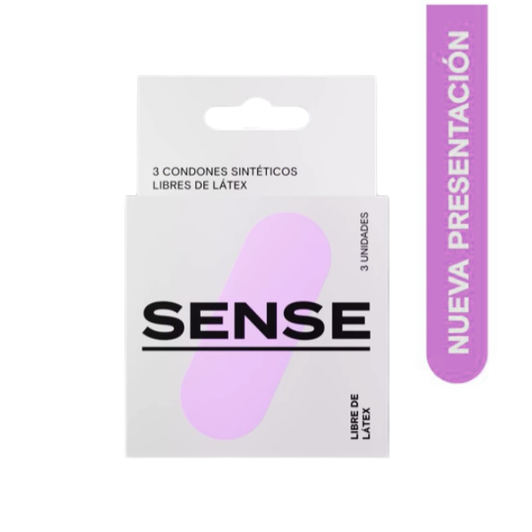 Sense Preservativo Libre De Latex X 3 Unidades