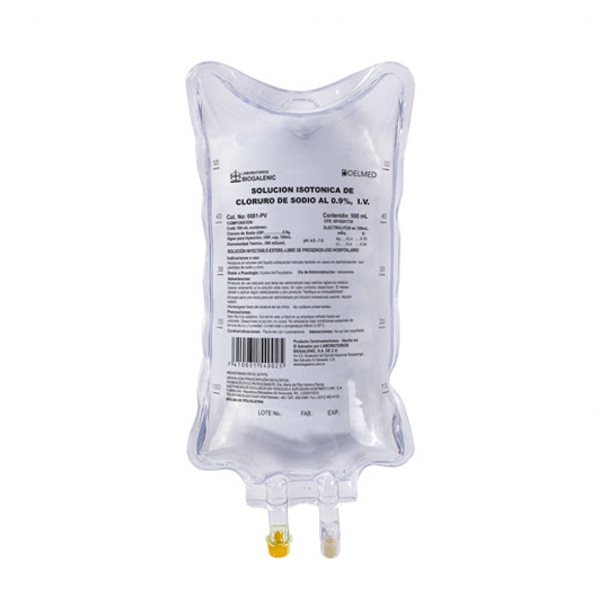 Solucion Cloruro De Sodio Al 0.9% 500Ml Biogalenic