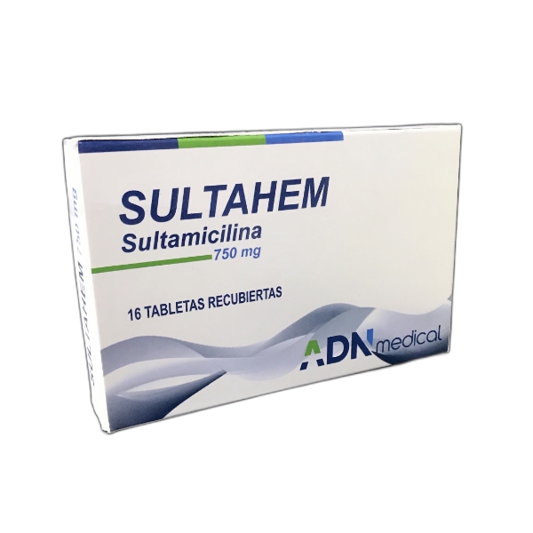 Sultahem Sultamicilina 750Mg X 16 Tabletas Adn Medical